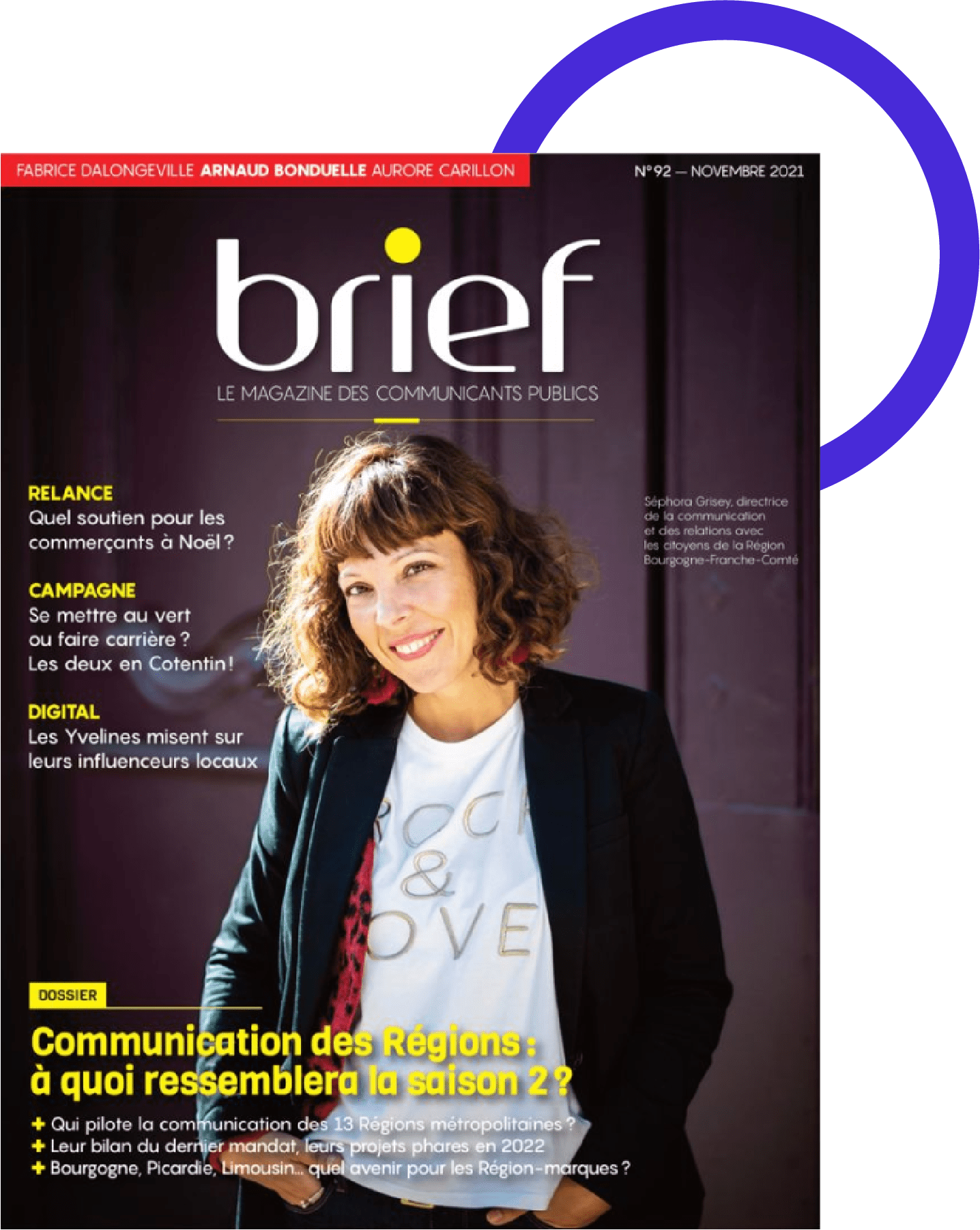 Le Cadran dans le magazine brief